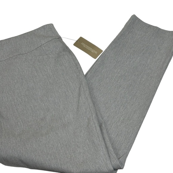 Chico’s Perfect Stretch So Slimming Gray Pull On Career Casual Pants Sz 14 NEW - Picture 6 of 11